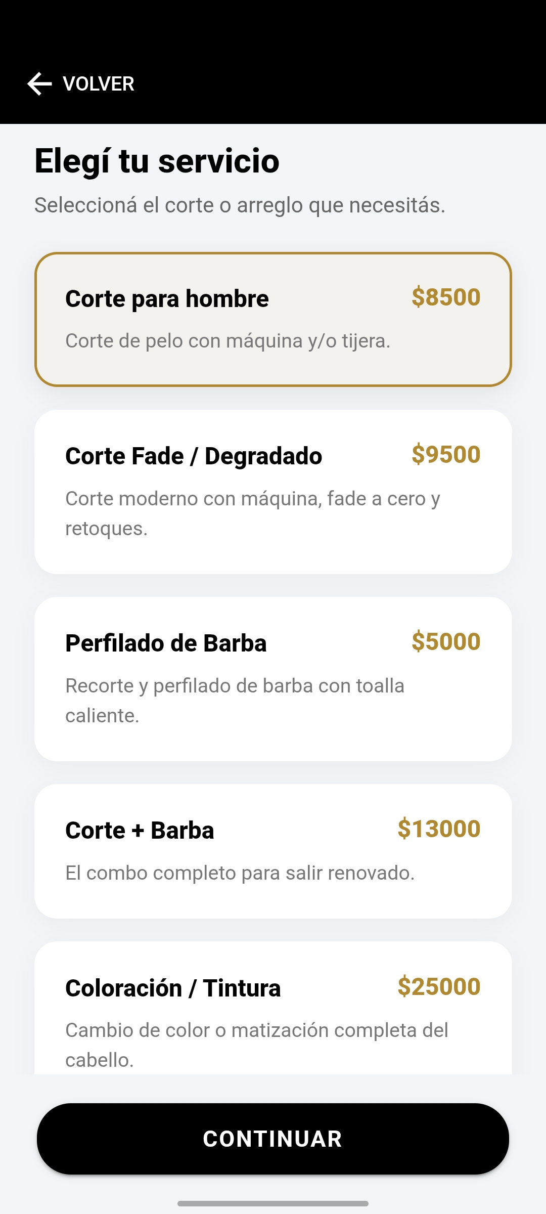 App Móvil para Peluquería