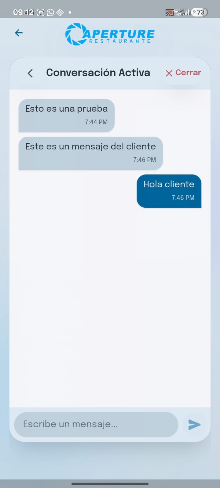 App Móvil para Restaurante