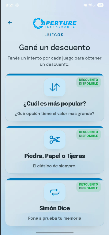 App Móvil para Restaurante