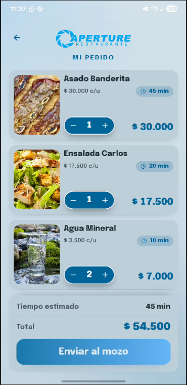 App Móvil para Restaurante