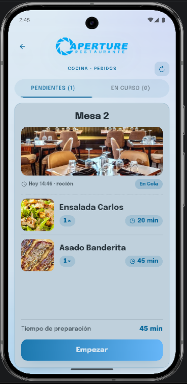 App Móvil para Restaurante